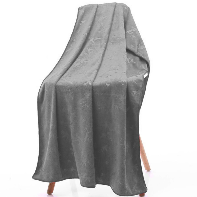 Komplet 6 ręczników kąpielowych 70x140 Cotton World szare mikrofibra szybkoschnące