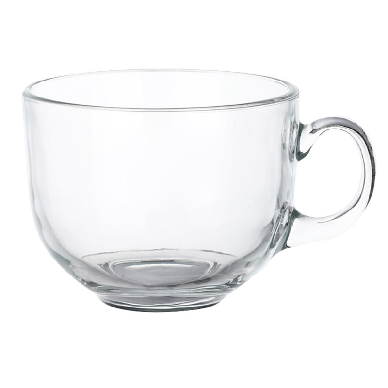 Kubki szklane duże 460 ml Florina Jumbo Porto zestaw 6 szklanek z uchem