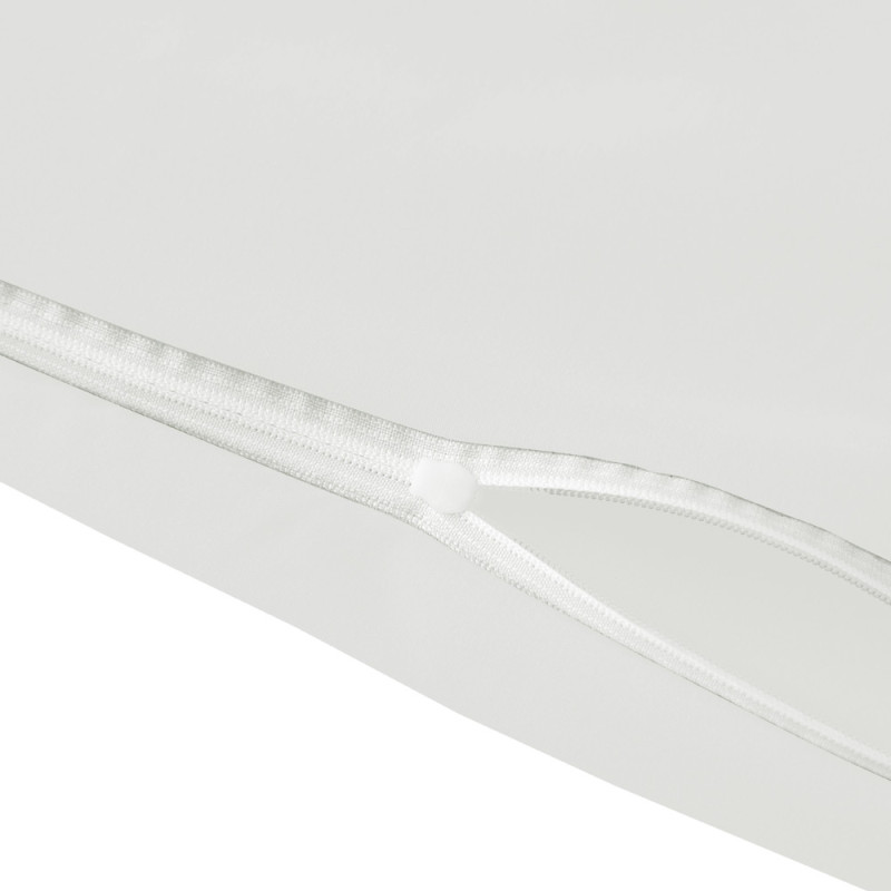 Pościel z falbanką 140x200 mikrofibra Cotton World 2 części 2597 jasno-szara