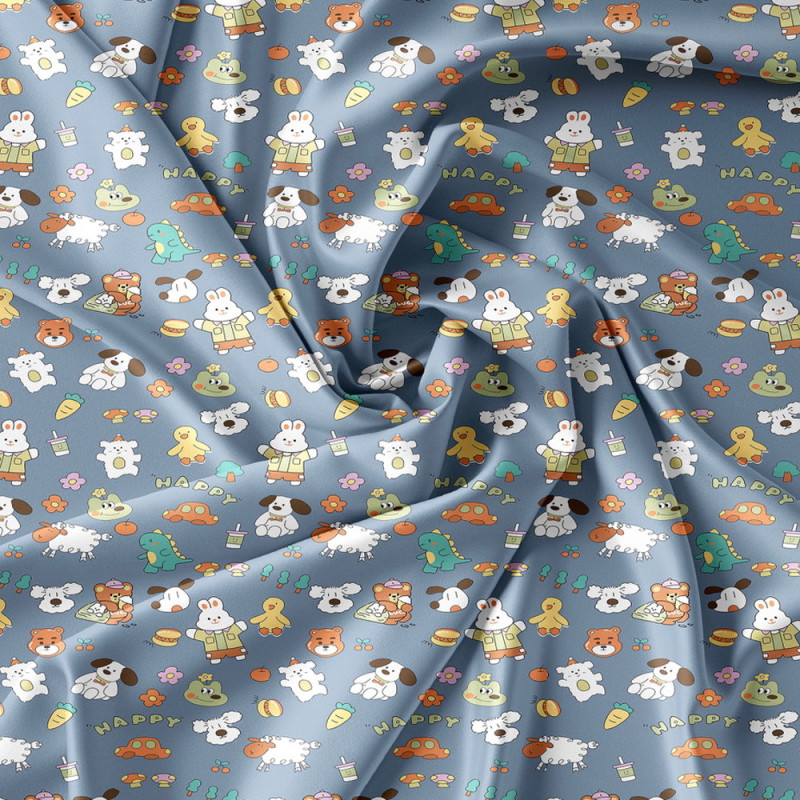 Pościel dla dzieci 160x200 bawełna satynowa Cotton World gruba 3 części 2520