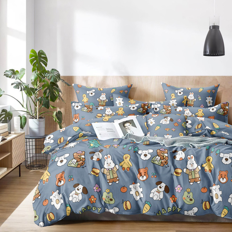 Pościel dla dzieci 160x200 bawełna satynowa Cotton World gruba 3 części 2520