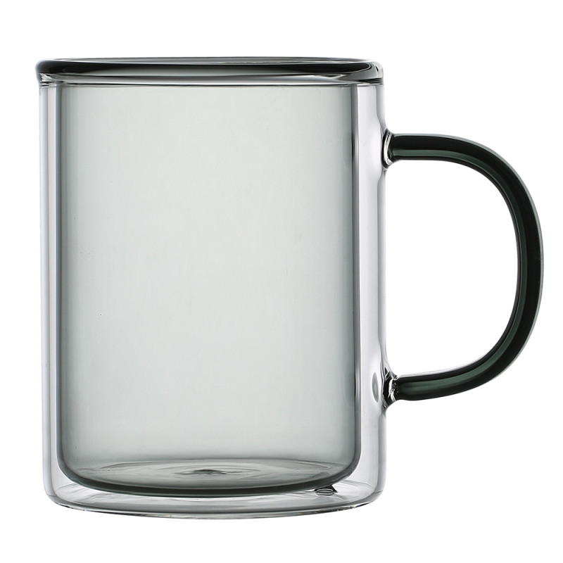 Szklanki termiczne z szarym wnętrzem 300 ml komplet 2 szt MGHOME