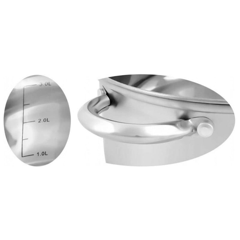 Garnki stalowe zestaw 6 sztuk 1.2/1.9/2.8/3.7/4.4/6.2L komplet 12 elementowy Zilner ZL 8120 indukcja gaz