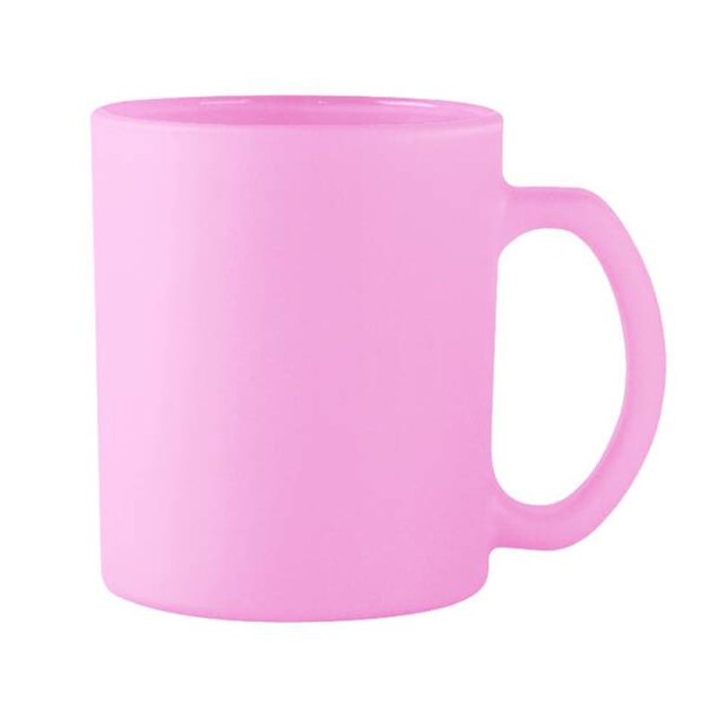 Kubki ceramiczne Glasmark Sonia 300 ml różowy matowy zestaw 6 kubków