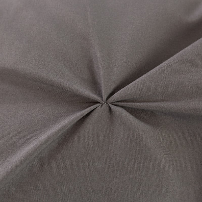 Pościel 160x200 luksusowa Cotton World gruba 3 części 2719 ciemno-szara