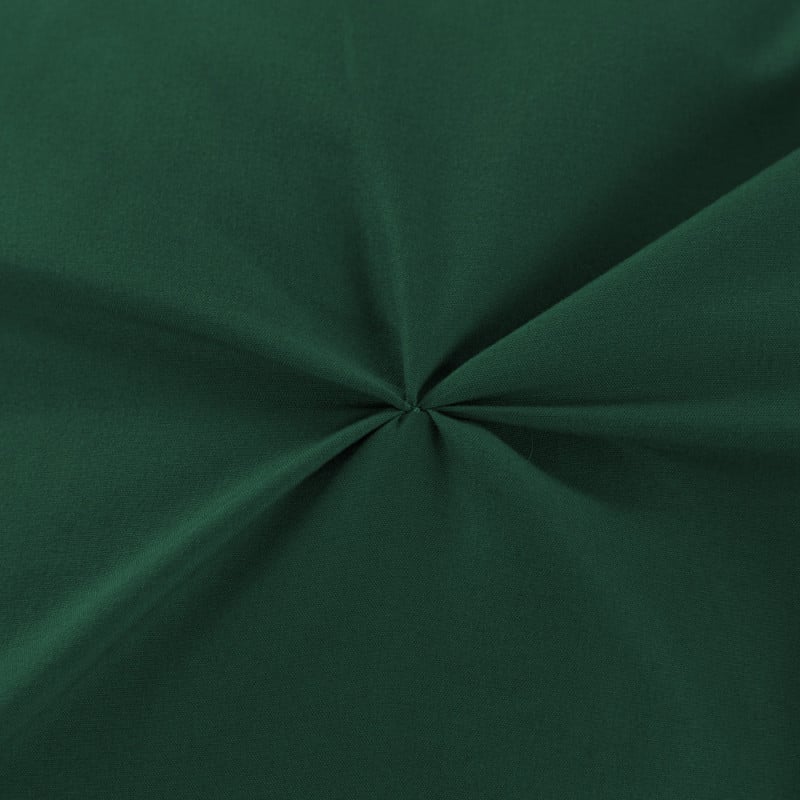 Pościel 160x200 luksusowa Cotton World gruba 3 części 2718 butelkowa zieleń