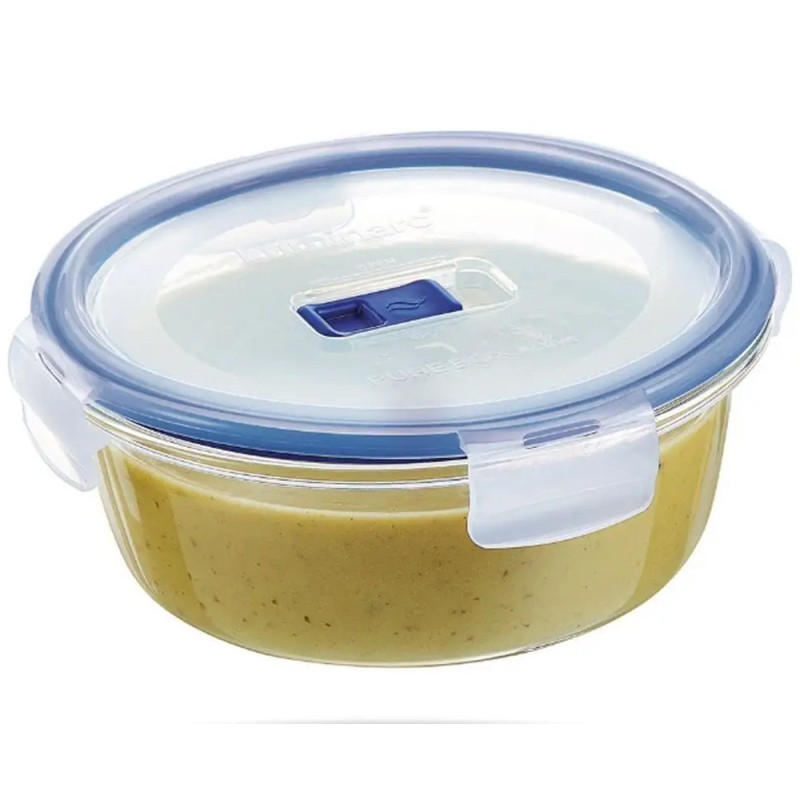 Zestaw 3 pojemników szklanych lunchbox Pure Box Active Luminarc 420/670/920 ml żaroodporne