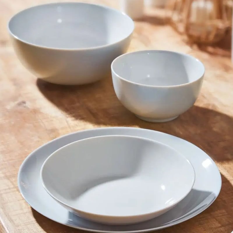 Salaterka 21 cm szara 2.1 L miska szklana Diwali Luminarc P0872