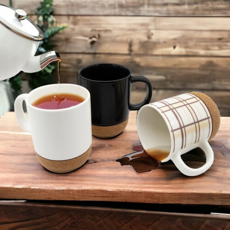 Kubek ceramiczny 380 ml z zaparzaczem biały Bella Fiore Meyerhoff BL-629