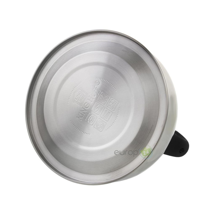 Czajnik tradycyjny KingHoff KH 3224 stalowy indukcyjny z gwizdkiem w połysku 2.0 L Czajnik tradycyjny KingHoff KH 3224 stalowy indukcyjny z gwizdkiem w połysku 2.0 L
