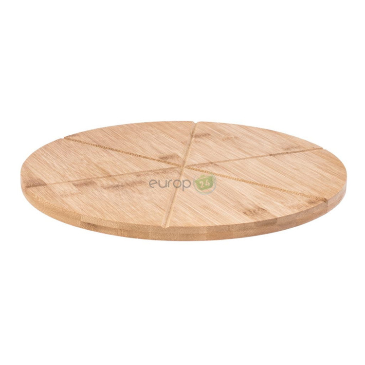 Deska bambusowa do pizzy Kinghoff KH 1565 drewniana mocna 35 cm