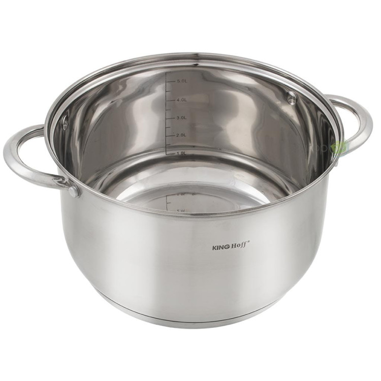 Garnki stalowe KingHoff KH 4450 zestaw indukcja