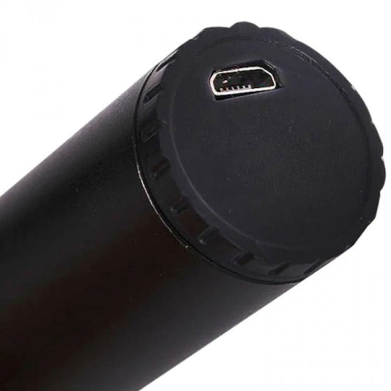 Latarka taktyczna LED ładowanie USB latarka w pudełku A 3611 COB ZOOM T6