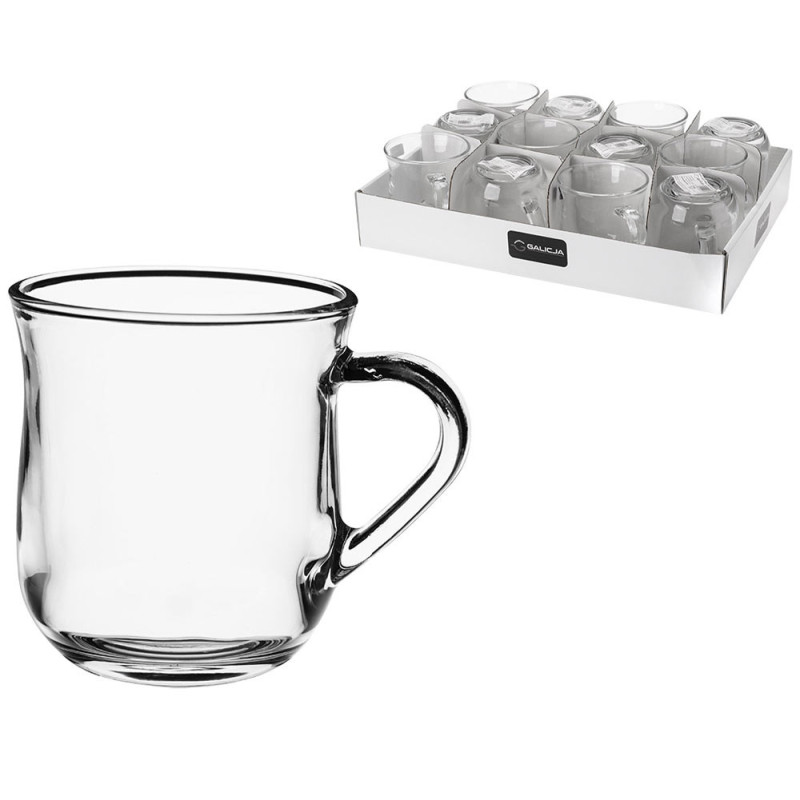 Szklanki z uchem 320 ml do kawy i herbaty Galicja Vito 27861