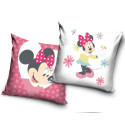 Poszewka dwustronna velvetowa dla dzieci 40x40 cm na jaśka  Minnie realistyczny wzór MM 229423