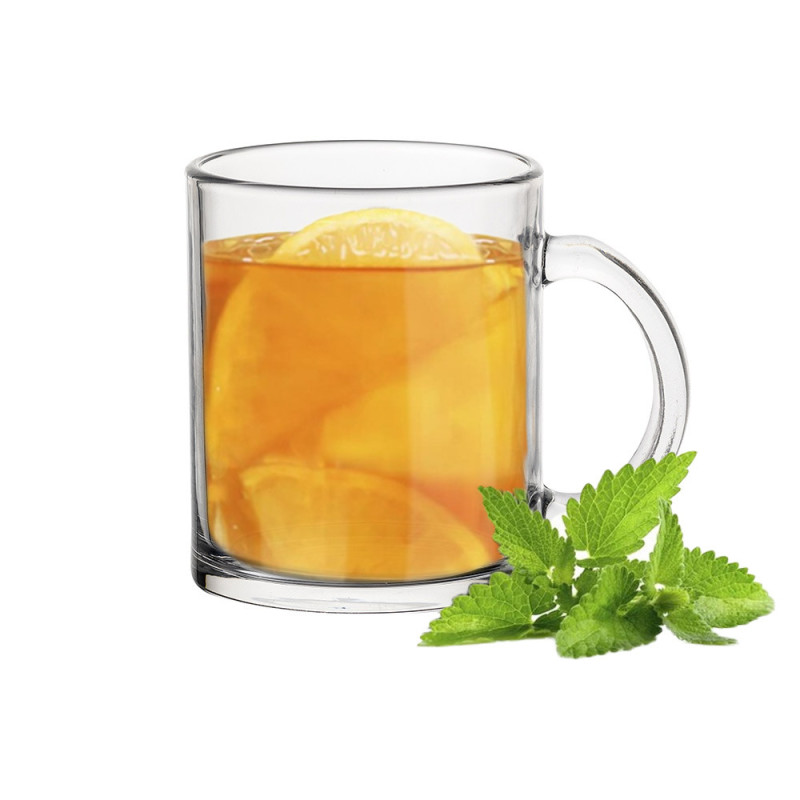 Szklanki z uchem proste 330 ml do kawy i herbaty zestaw 6 szktuk Florina Malta 3K 1065