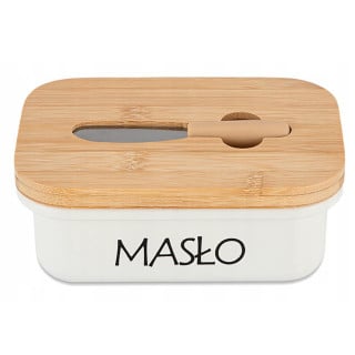 Maselnica metalowa biała z...