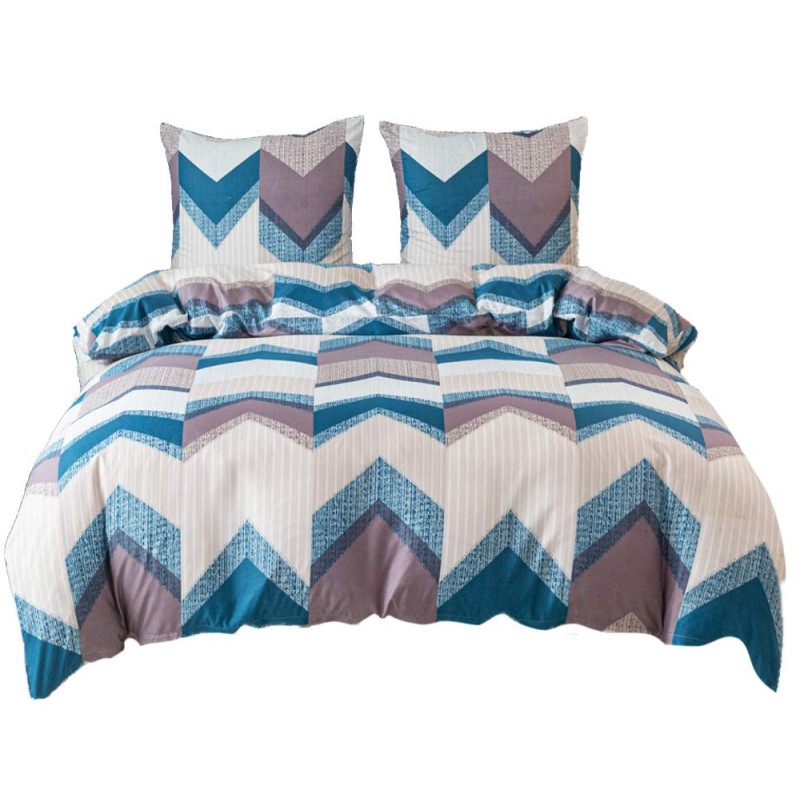 Pościel 200x220 bawełna satynowa dwustronna Cotton World gruba 3 części AML 2783