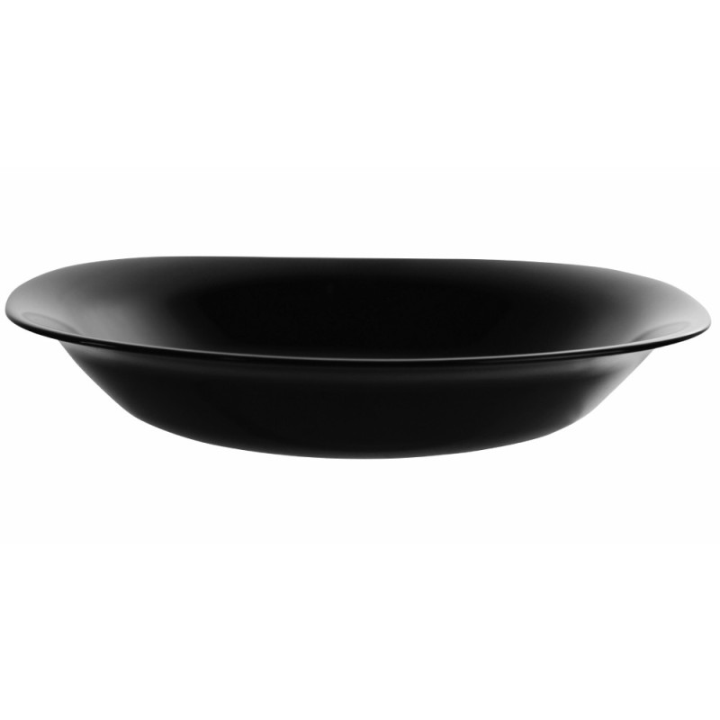 Serwis obiadowy 18 elementów dla 6 osób MG Home Pavia Black zestaw talerzy czarne talerze