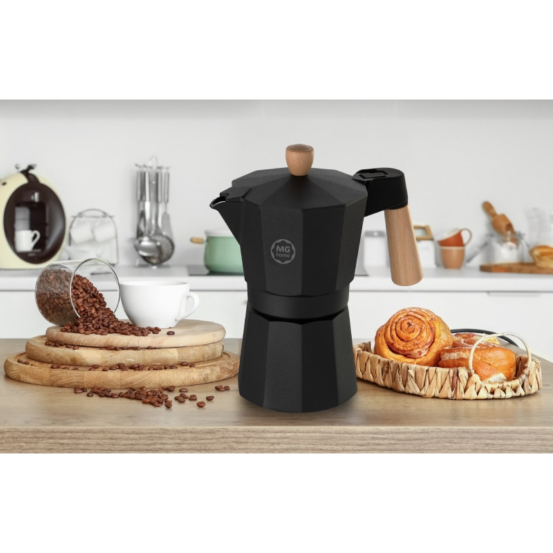Kawiarka tradycyjna 300 ml MG Home Galao zaparzacz ciśnieniowy do kawy na 6 filiżanek espresso