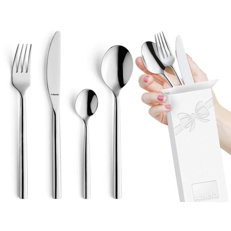 Sztućce restauracyjne Amefa Carlton 1050 wesele 4szt/1os zastawa stołowa