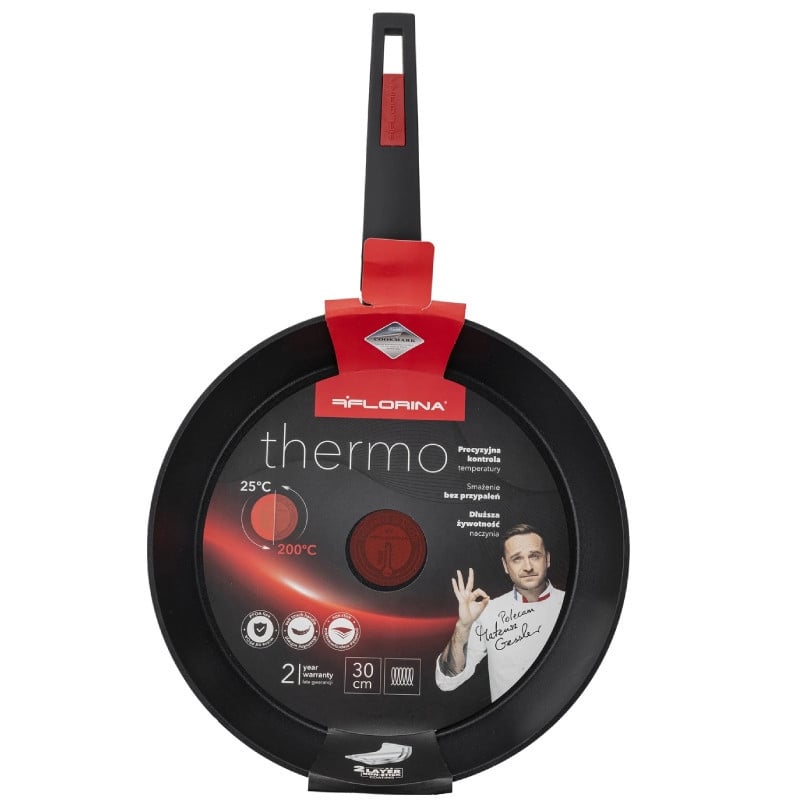 Patelnia z czujnikiem temperatury 30 cm Florina Thermo Sensor na indukcję