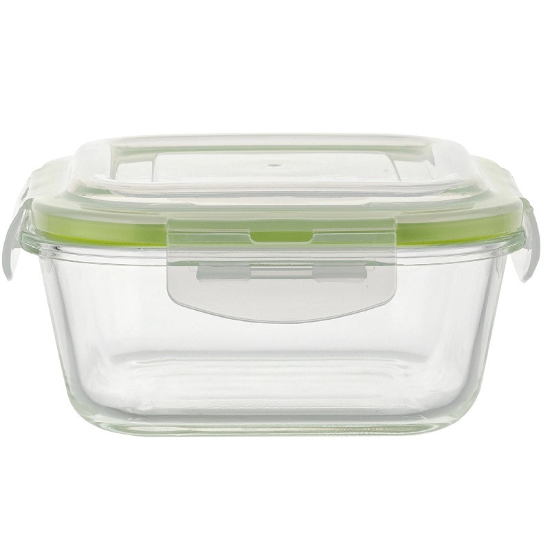 Szklany pojemnik 2200 ml na żywność jedzenie Florina Frigo pudełko z pokrywką lunchbox kwadratowy hermetyczny