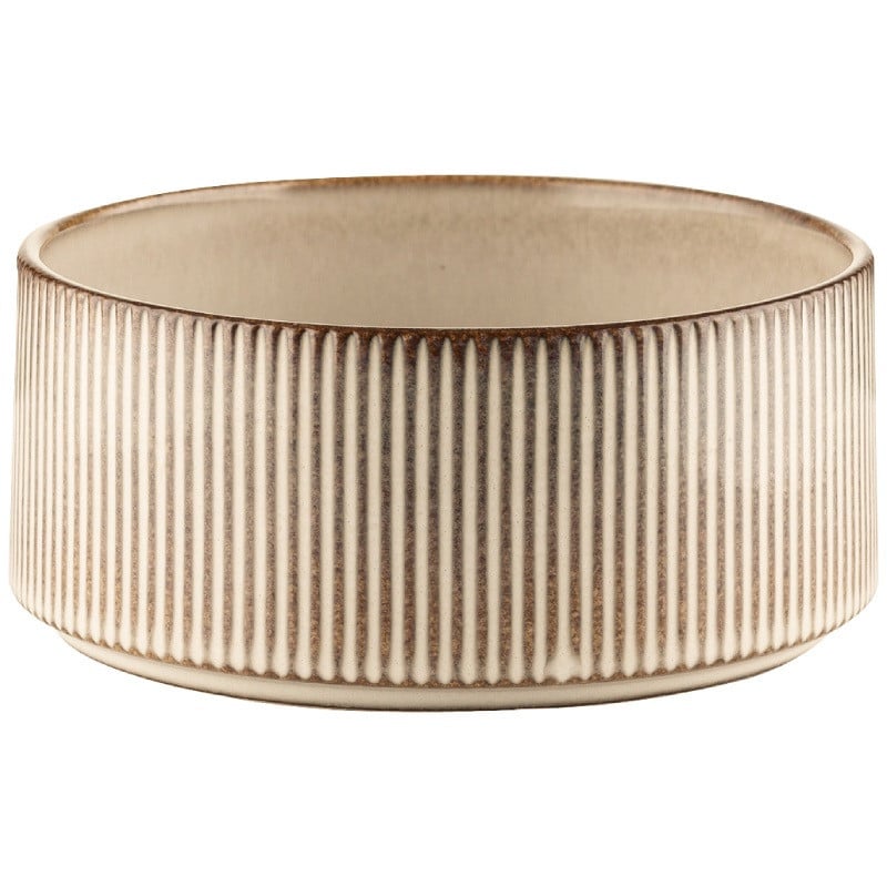 Serwis obiadowy porcelanowy Evie 30 elementów z salaterkami i kubkami zestaw talerzy dla 6 osób retro 1211