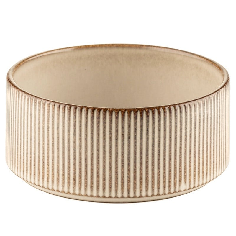 Serwis obiadowy porcelanowy Evie 30 elementów z salaterkami i kubkami zestaw talerzy dla 6 osób retro 1211