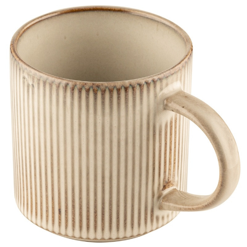 Serwis obiadowy porcelanowy GierekHoff Evie 30 elementów z salaterkami i kubkami zestaw talerzy dla 6 osób retro 1211
