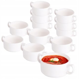 Bulionówka biała porcelana...