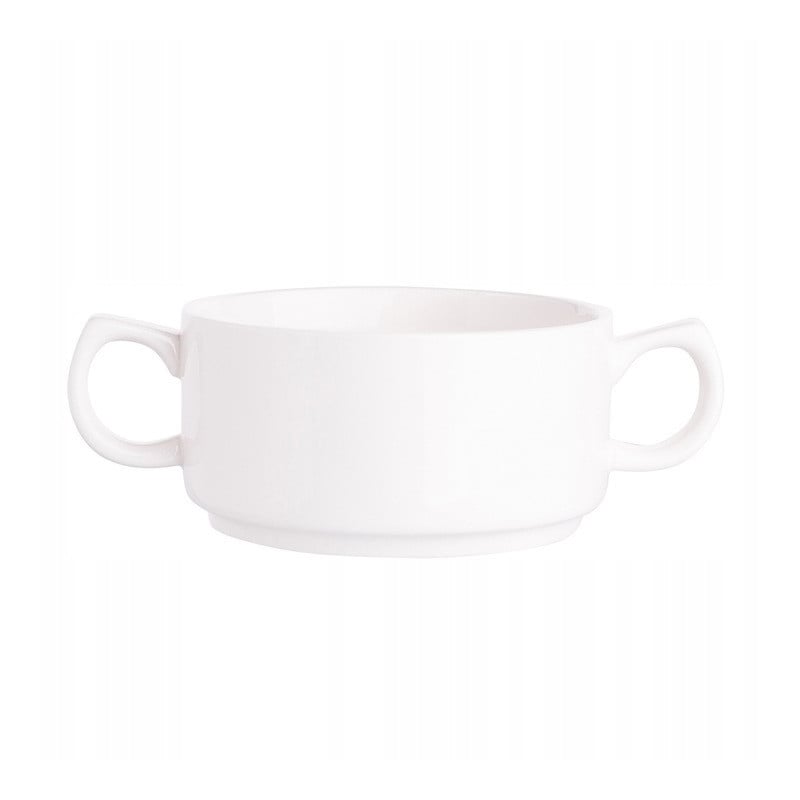 Bulionówka biała porcelana 280 ml flaczarka zestaw 12 sztuk salaterka 11 cm Altom regular