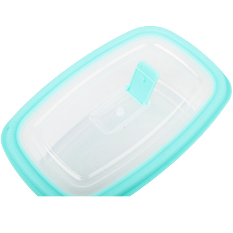 Pojemniki prostokątne lunchbox MG Home Misto zestaw 5 sztuk hermetyczne 2700/1800/1150/650/340 ml