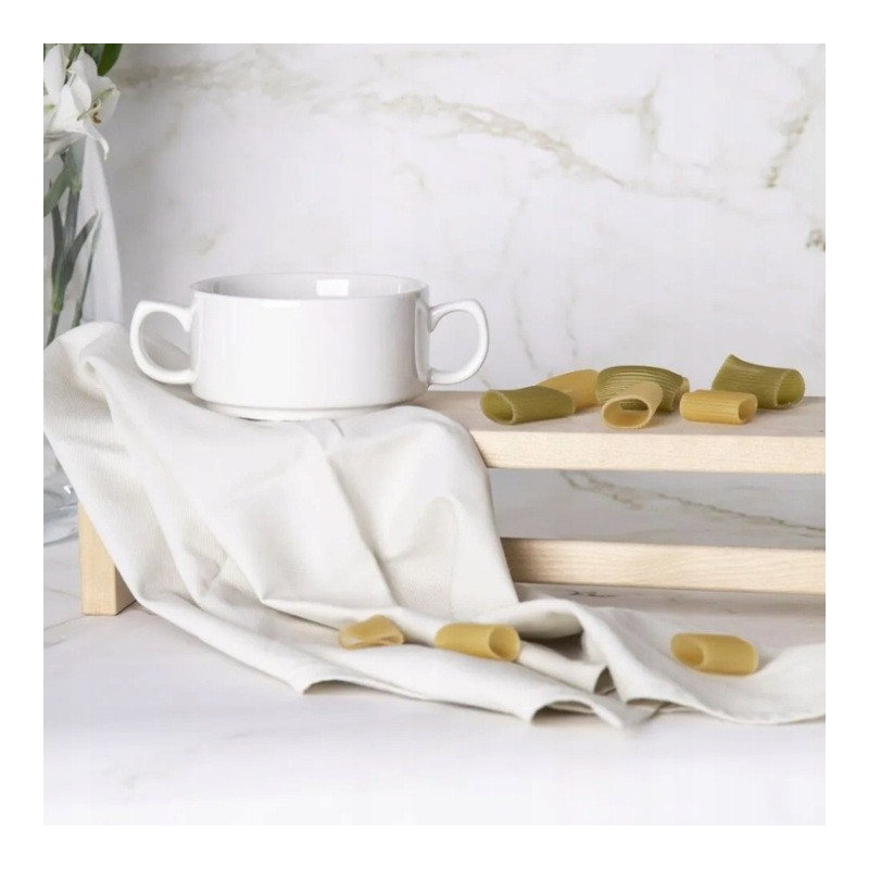 Bulionówka biała porcelana 280 ml flaczarka zestaw 6 sztuk salaterka 11 cm Altom regular