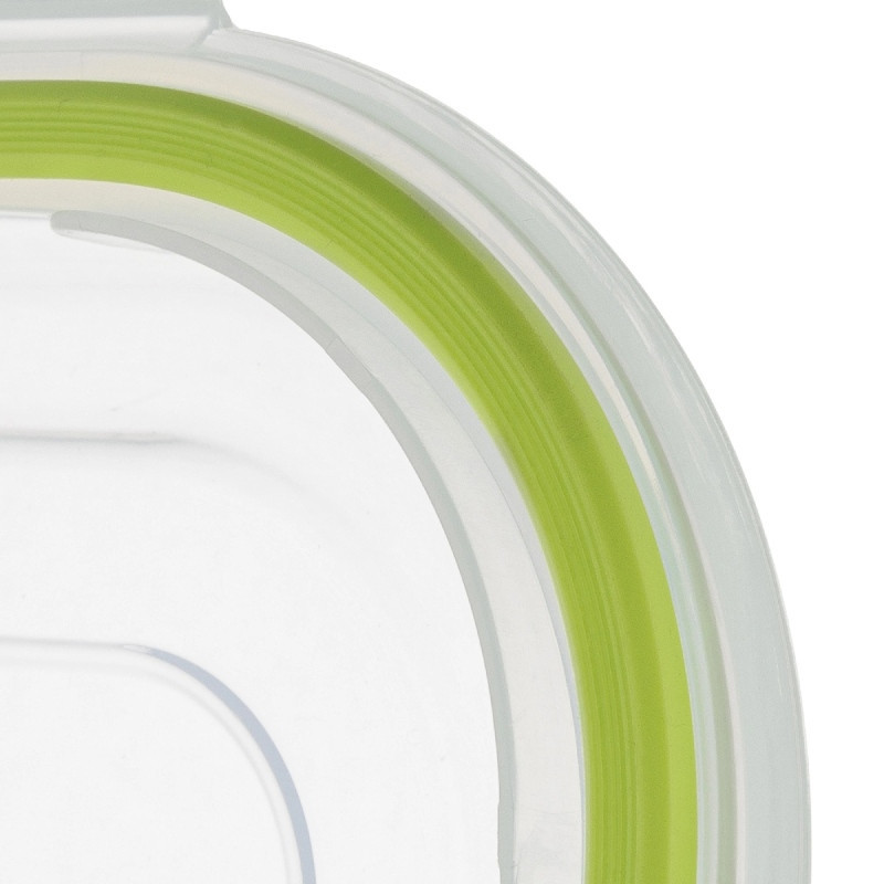Szklany pojemnik 620 ml na żywność jedzenie Florina Frigo pudełko z pokrywką śniadaniówka lunchbox okrągły hermetyczny