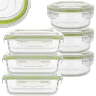 Pojemniki szklane zestaw 6...