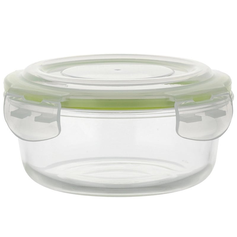 Pojemniki szklane okrągłe lunchbox Florina Frigo zestaw 3 sztuki żaroodporne hermetyczne 620 ml