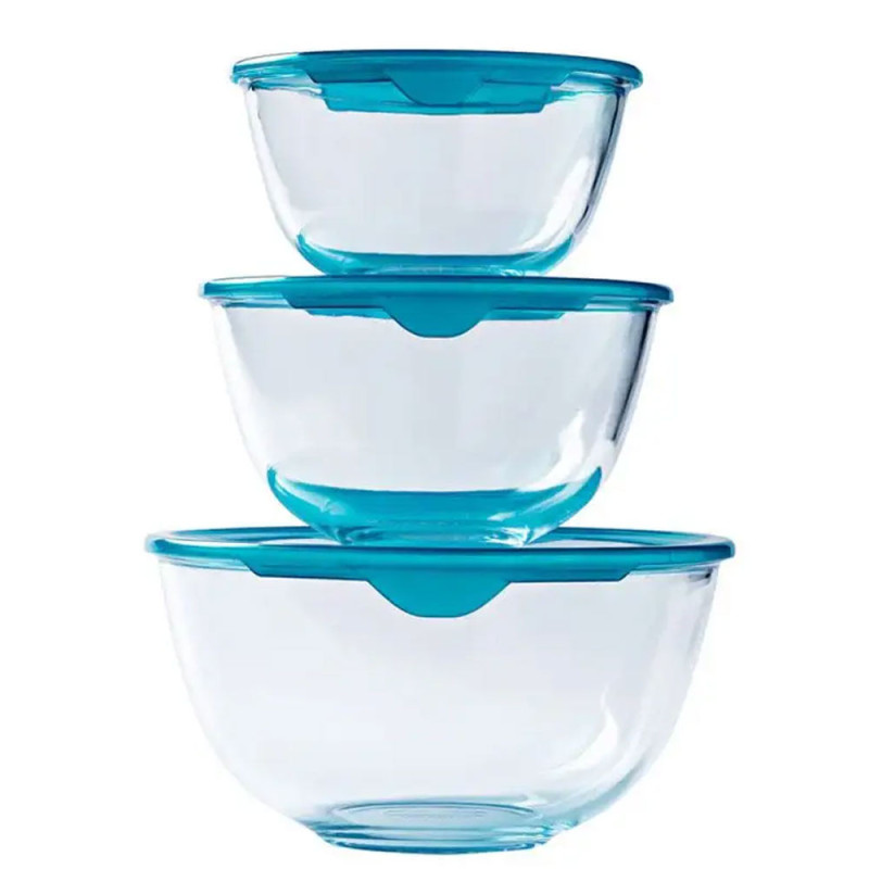 Miska żaroodporna 1100 ml salaterka 17 cm naczynie z pokrywką Cook&Enjoy Pyrex 179 P