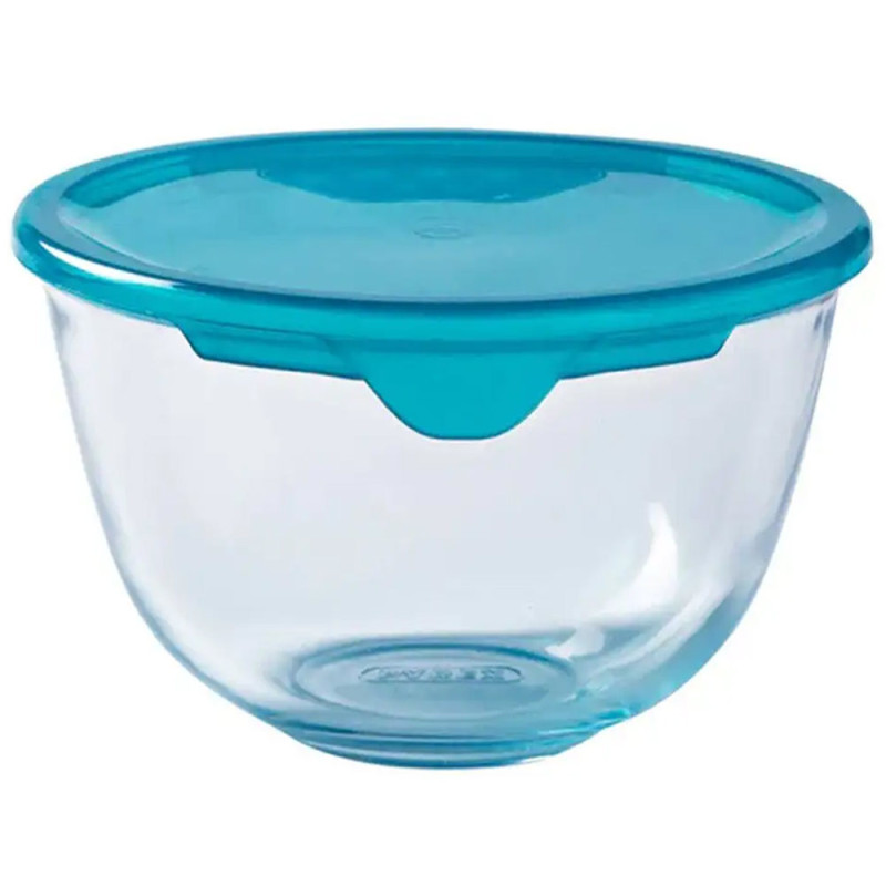 Miska żaroodporna 2000 ml salaterka 21 cm naczynie z pokrywką Cook&Enjoy Pyrex 180 P