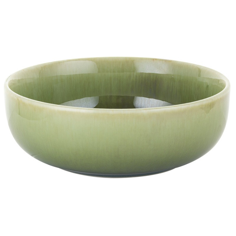 Serwis obiadowy porcelanowy Florina Salvia 18 elementów zestaw talerzy dla 6 osób nowoczesny