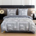 Pościel z lampasami 160x200 mikrofibra Cotton World 3 części FPD 2926
