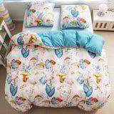 Pościel 200x2200 bawełna satynowa dwustronna GierekHoff gruba 3 części GH 3065 grzyby