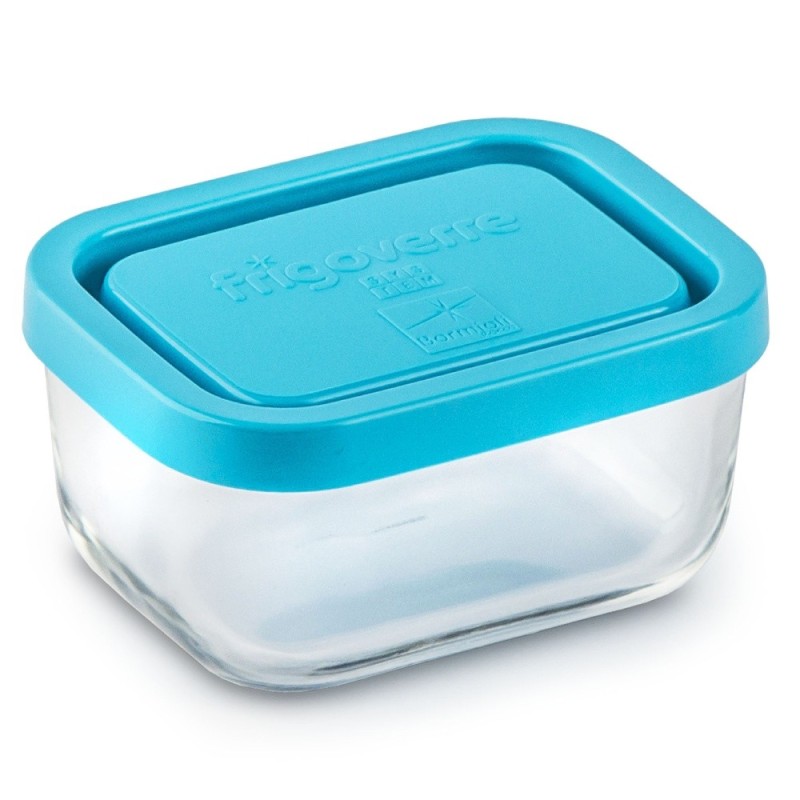 Pojemniki szklane zestaw 5 sztuk lunchbox Bormiolli Rocco Frigoverre żaroodporne hermetyczne