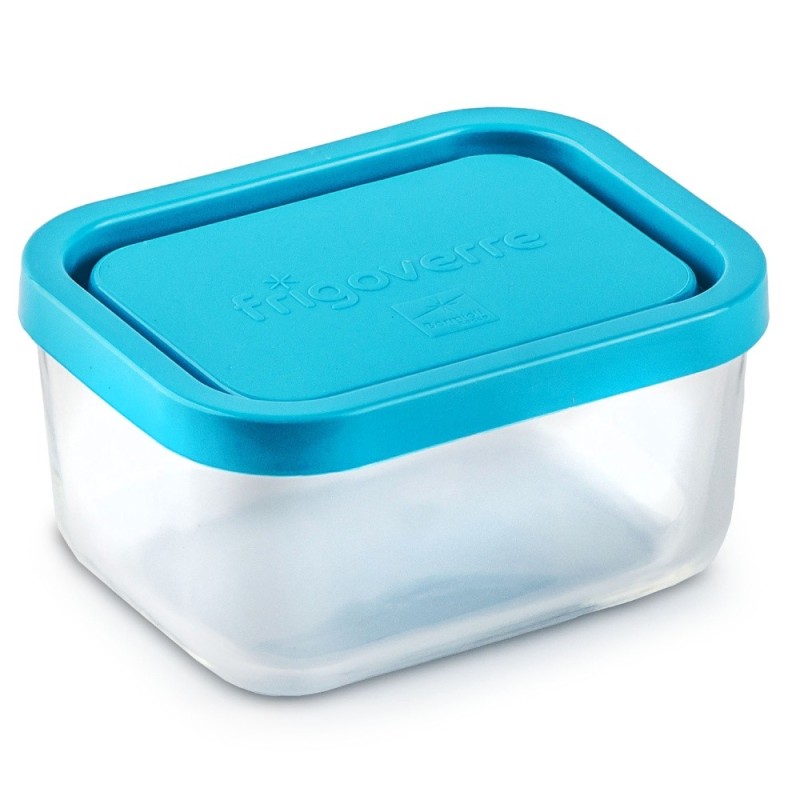Pojemniki szklane zestaw 5 sztuk lunchbox Bormiolli Rocco Frigoverre żaroodporne hermetyczne
