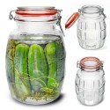 Słój szklany z klamrą 4200 ml słoik hermetyczny z uszczelką do przetworów Tragar 44028