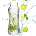 Karafka szklana 1100 ml do wody lemoniady szkło ryflowane Florina Michael
