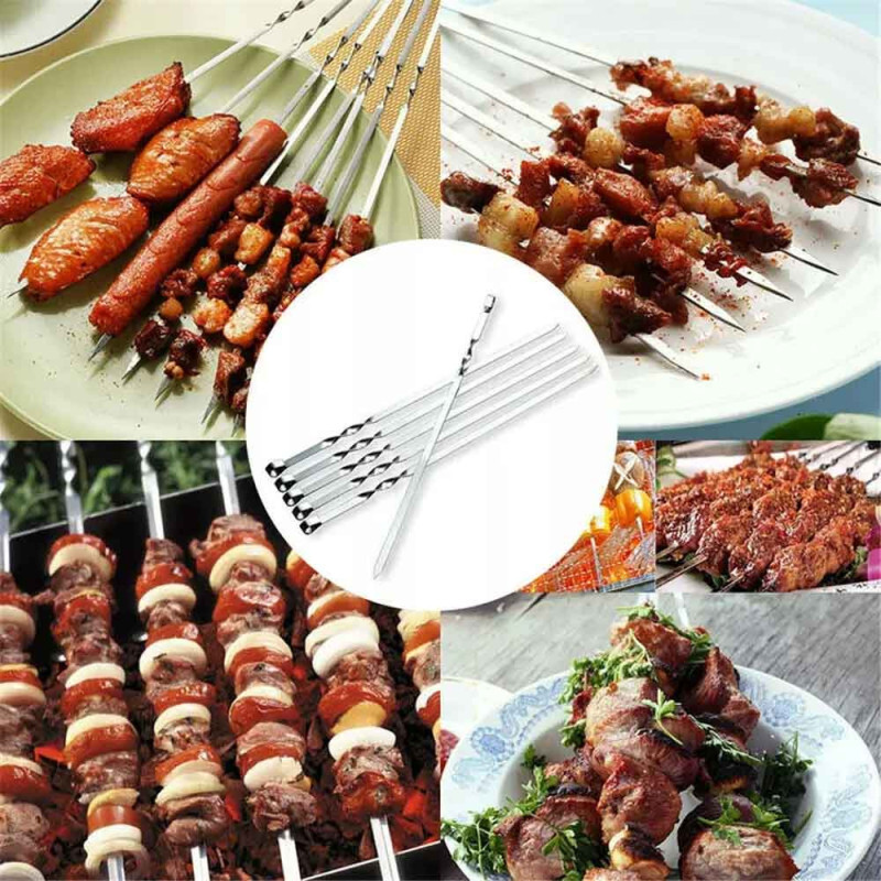 Szpikulce do szaszłyków BBQ szpady na grill kijki na ognisko zestaw 6 sztuk Krisberg KR 2777