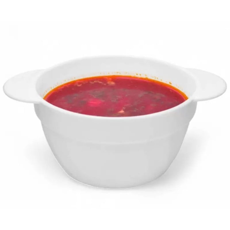 Bulionówka biała 600 ml zestaw 6 sztuk flaczarka szklana miseczka 19 cm salaterka Tragar 44099