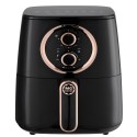 Airfryer 5 w 1 frytkownica beztłuszczowa MG Home Rose Gold Air Fryer 4.2 L czarna 1400W