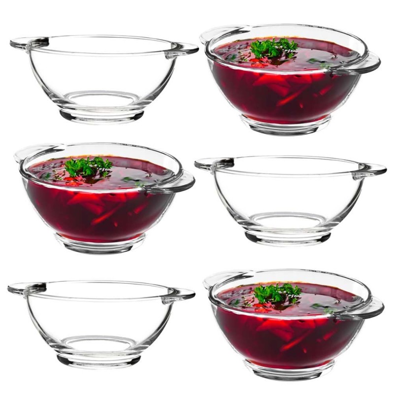 Salaterka flaczarka bulionówka 17 cm Florina 500 ml zestaw 6 sztuk